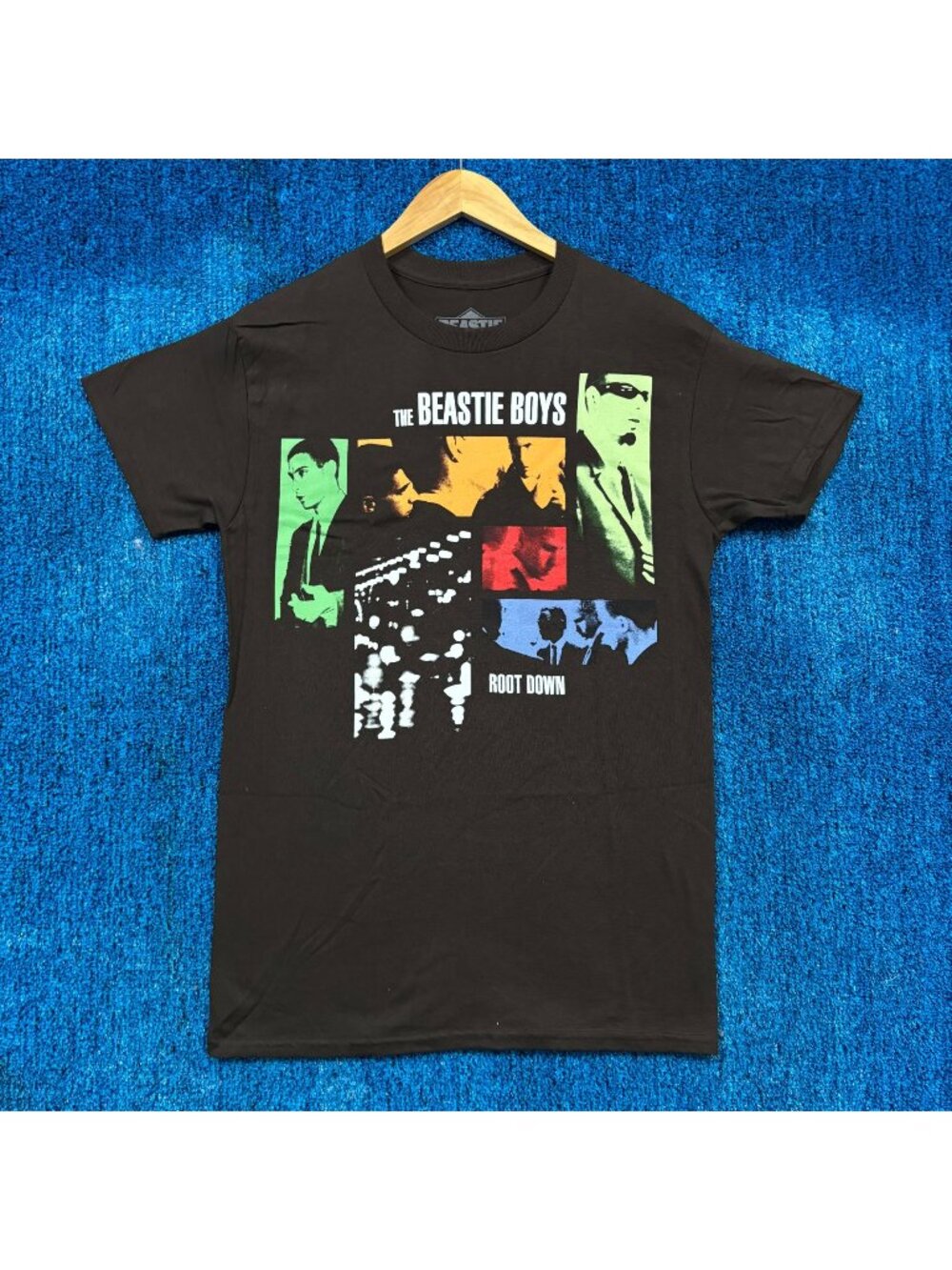 Beastie Boys Root Down Brown Rap T-Shirt Size Small